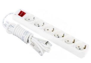 Изображение: удлинитель 6гн3м с/з с выкл белый в Минске