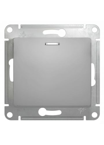 Изображение: переключатель glossa gsl000363 с подсв., алюм, т.м.schneider electric в Минске