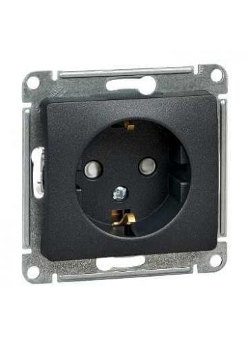 Изображение: розетка glossa с/з с/ш антрацит арт. gsl000745 т.м.schneider electric в Минске