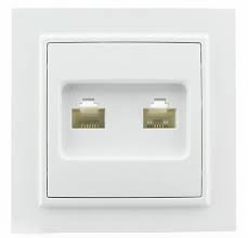 Изображение: розетка телеф. 2-я  (белая) в Минске