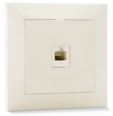 Изображение: розетка телеф. (кремовая) в Минске