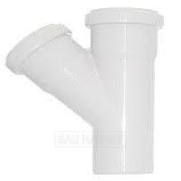 Изображение: тройник канализационный внутренний  пп белый 32х32х67° armakan в Минске