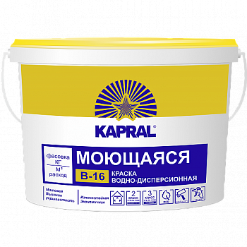 Изображение: краска вд «капрал в-16» ведро 15 кг   рб в Минске