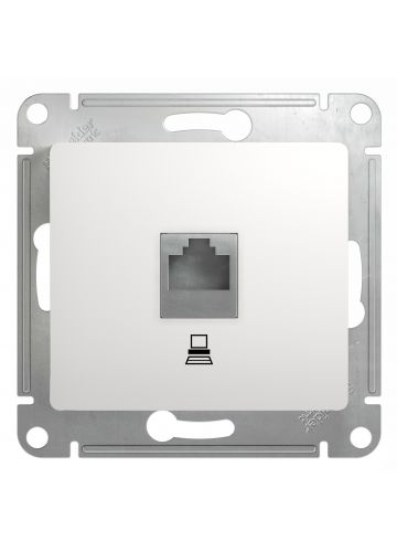 Изображение: розетка комп. glossa rj45 кат.5e, бел. т.м.schneider electric в Минске
