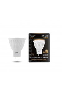 Изображение: лампа светодиодная led mr11 gu4 3w 300lm 4100k 1/10/100   т.м.gauss  в Минске