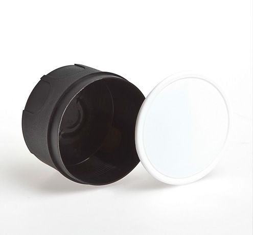 Изображение: коробка расп для с/п d=70 мм, h=40 мм (плоская кр) (упак.168шт)   т.м.кабельмаркет в Минске