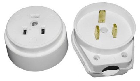 Изображение: разъем рш-вш 32а 250в 2р+ре оу (белый) tdm  в Минске