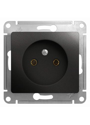 Изображение: розетка glossa б/з б/ш антрацит т.м.schneider electric в Минске
