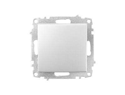 Изображение: выключатель zena vega 1 кл, серебро т.м.el-bi в Минске