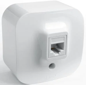 Изображение: розетка телеф. 1хrj-11 4-конт. (белый) quteo т.м.legrand в Минске