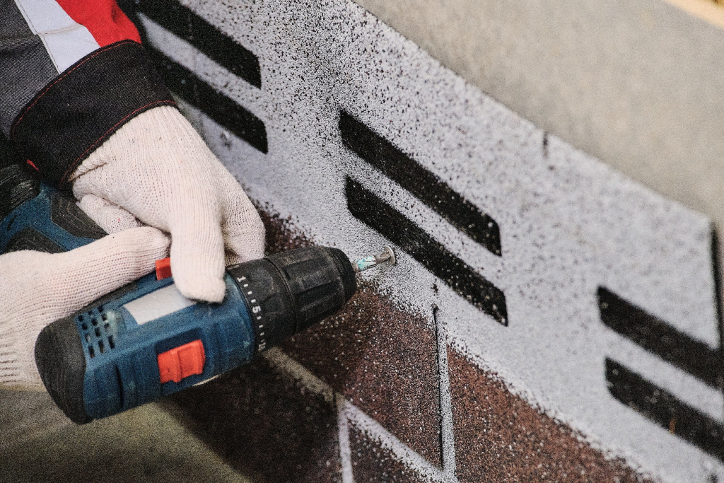 Монтаж Hauberk на плоский шифер