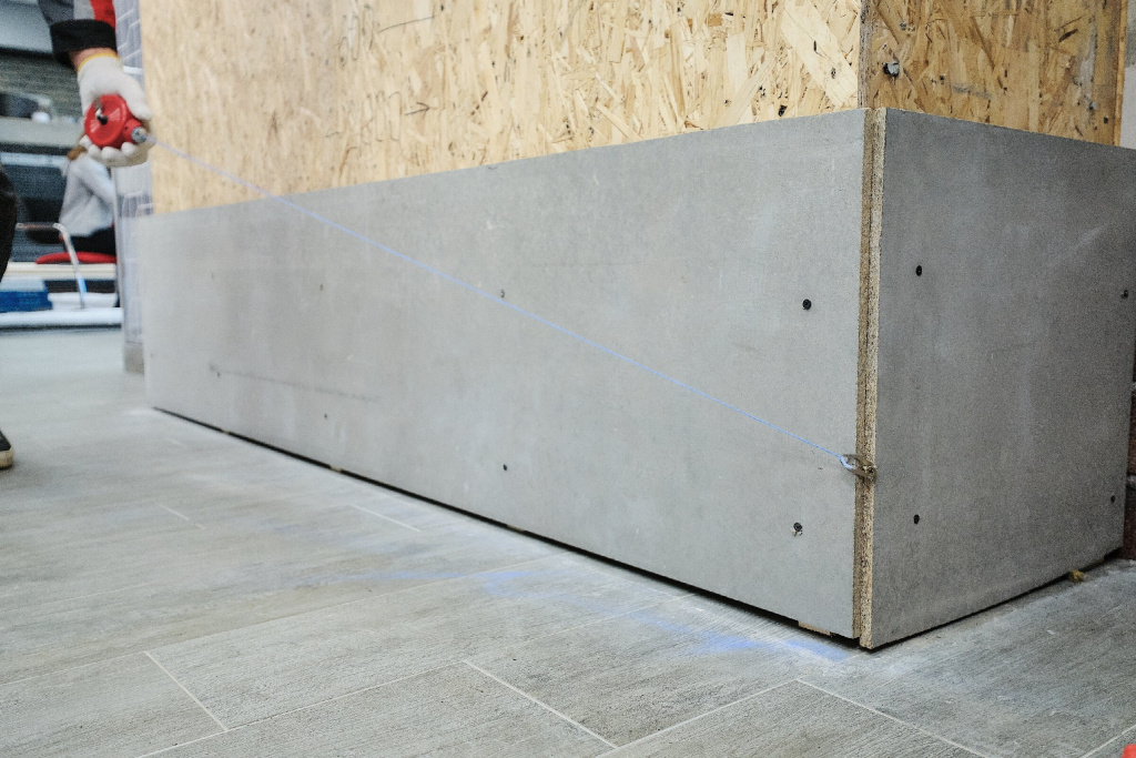 Монтаж Hauberk на ЦСП и плоский шифер