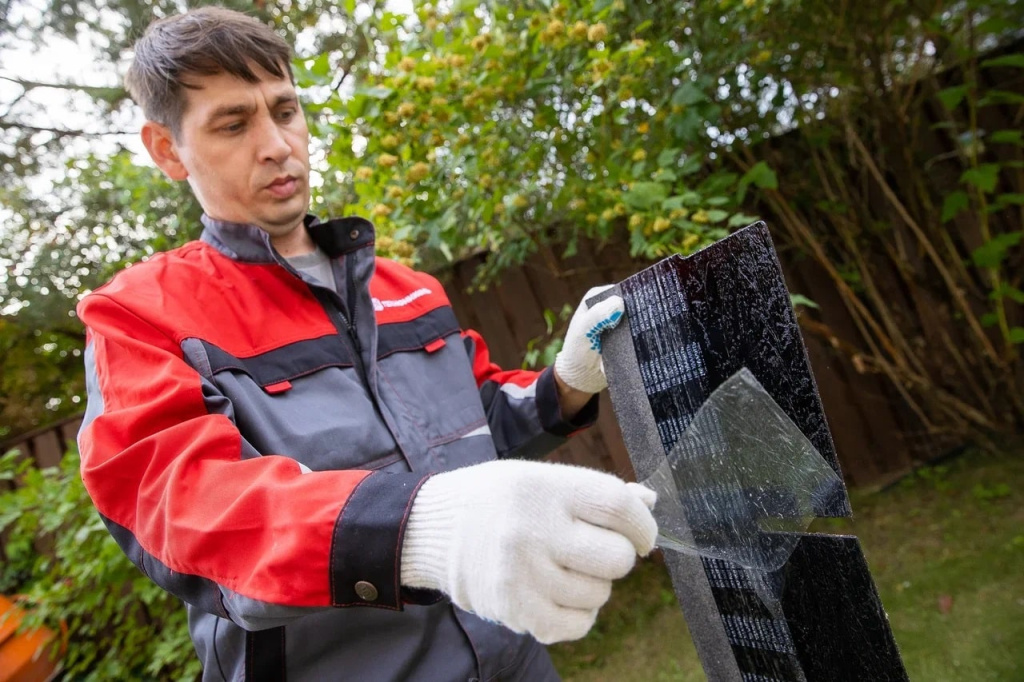 Снятие пленки с плитки Hauberk