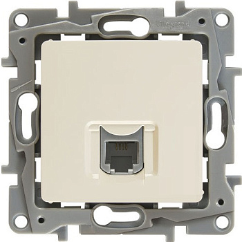 Картинка: розетка телеф. rj11 (слоновая кость) etika в Минске