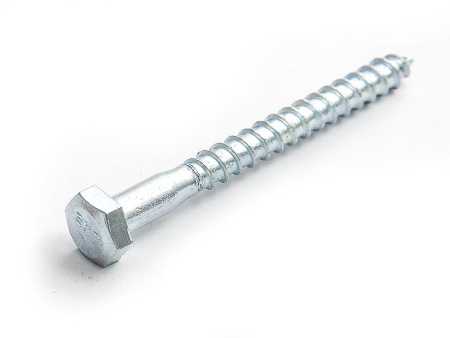 Саморез с 6-гранной головкой 8х160 острый, оцинк (с этик. 1шт)