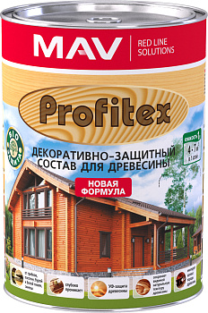 Картинка: состав profitex декоративно-защитный для древесины тик 3л  (2,2кг)  в Минске