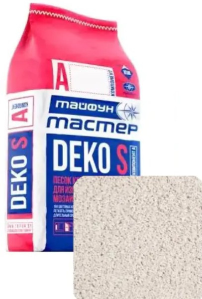 Изображение: песок кварцевый белый а2 "тайфун мастер" deko s (мешок 5,4кг) в Минске
