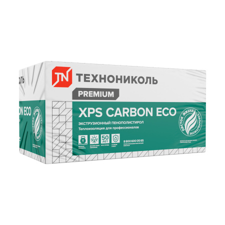 Изображение: экструзионный пенополистирол технониколь carbon eco 1180х580х30-l в Минске
