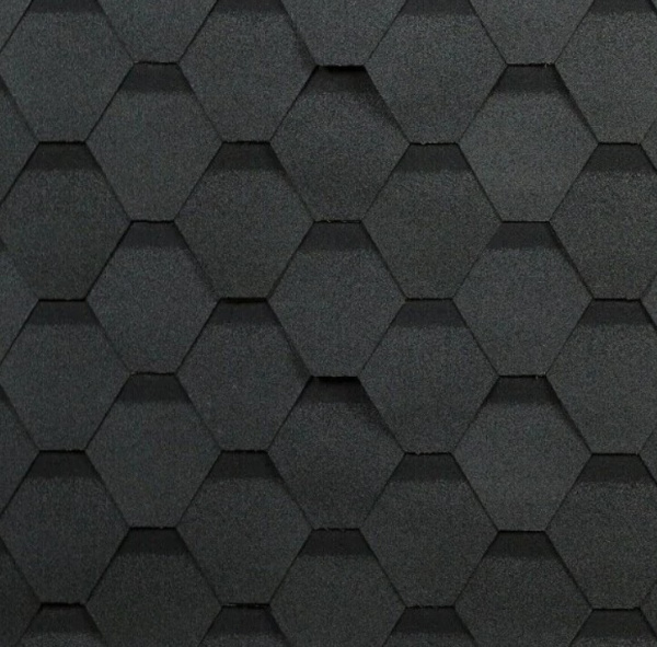 Изображение: черепица гибкая технониколь коньково-карнизная, серый оптима (5 м2/уп) в Минске