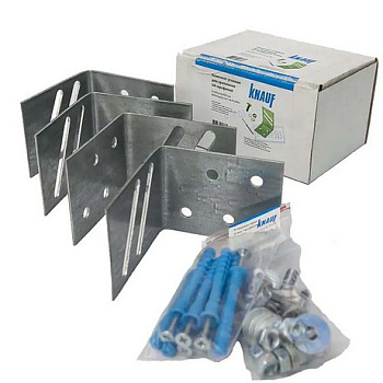 Картинка: комплект уголков для крепления ua75мм кнауф (4 шт/упак) рф в Минске