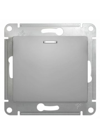 Изображение: переключатель glossa gsl000363 с подсв., алюм, т.м.schneider electric в Минске