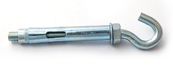 Болт анкерный с крюком М10x12x100мм  (1шт)
