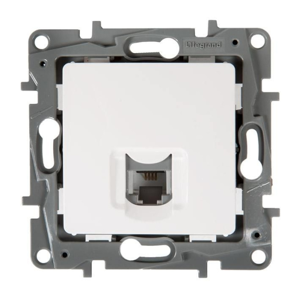 Изображение: розетка телеф rj11 (белая) etika в Минске