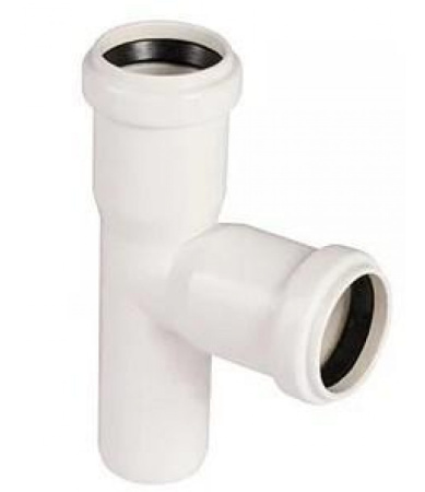 Изображение: тройник канализационный внутр. пп белый 32х32х90° armakan в Минске