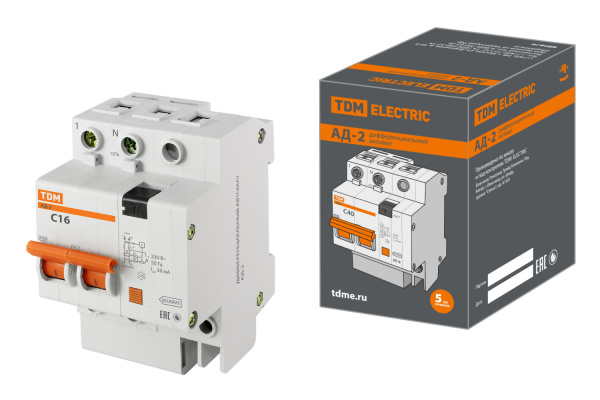 Изображение: автоматы дифференциальные  ад -2 2р 16а 30ма  в Минске