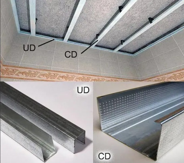 Изображение: профиль для гипсокартона ud 28х27х0,6мм, 3м  в Минске