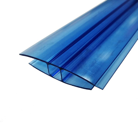 Профиль соединительный неразъемный Н 6-8мм L=6м (синий)