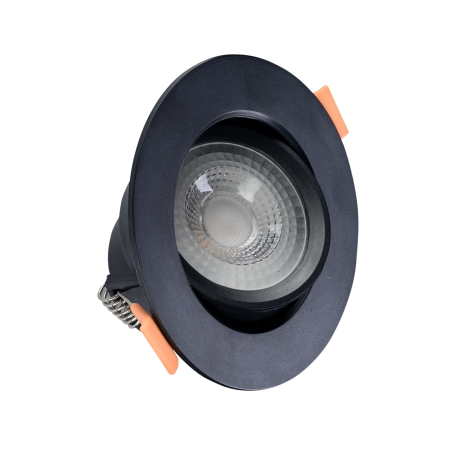 Изображение: светильник встраив. поворот. круг, 5w, 4000к,черный,т.м.truenergy в Минске