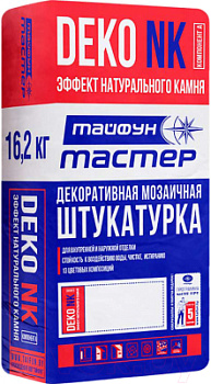 Картинка: штукатурка декоративная мозаичная тайфун -мастер deko-nk, компонент а (гранит 04) 16,2 кг в Минске