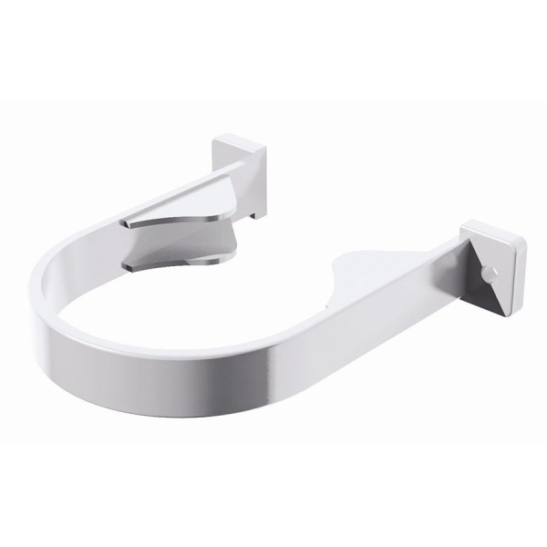 Изображение: хомут трубы тн пвх, белый (350шт/кор)   в Минске