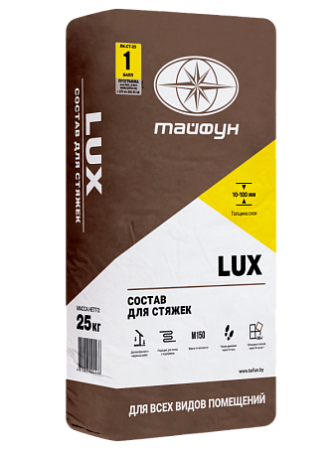 Изображение: смесь для стяжек цементная "люкс" меш25кг в Минске