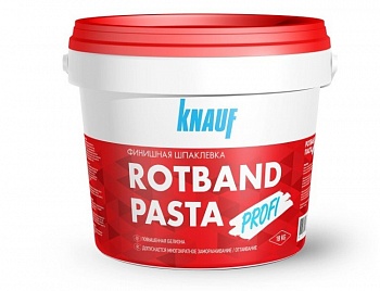 Картинка: финишная шпатлевка ротбанд паста профи 18кг в Минске