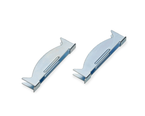 Планка завёртки врезной, цинк (пакет/2шт)