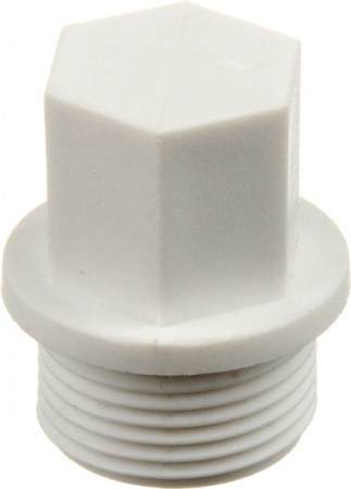 Изображение: заглушка резьбовая 25х3/4 (900/150) valfex серая (рф) в Минске