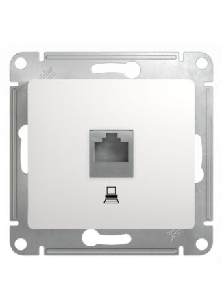 Изображение: розетка комп. glossa rj45 кат.5e, бел. т.м.schneider electric в Минске