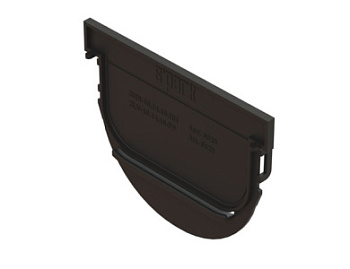 Картинка: заглушка торцева s'park злв-07.09.09-пп для лотка водоотводного пластиковго  в Минске