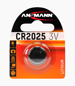 Картинка: батарейка ansmann-lithium coin cell (3v)  cr2025/1 per blister  в Минске