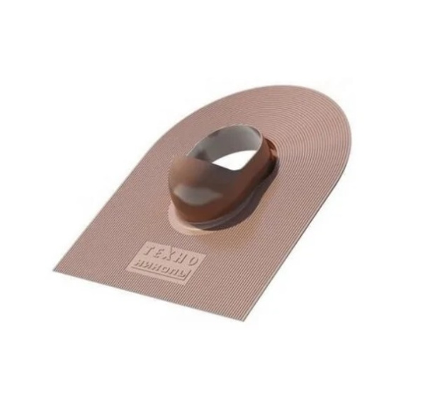 Изображение: проходной элемент технониколь (шинглас), коричневый в Минске