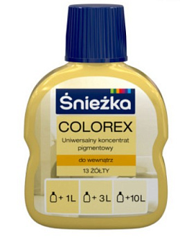 Картинка: красители colorex №13 (желтый) 0.10л в Минске