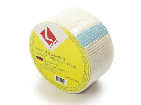 Изображение: лента 45ммх20м стеклотканевая самоклеющаяся в Минске