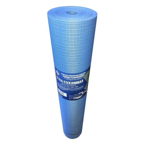 Изображение: сетка стеклянная армирующая фасадная ссш -160 (100) 1800/1800 (рулон 50м2) в Минске