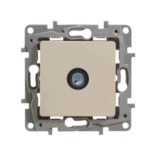 Изображение: розетка tv звезда 2дб (слоновая кость) etika в Минске