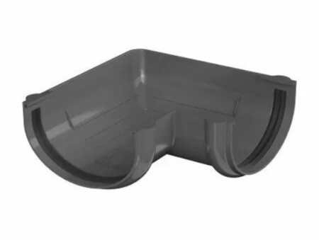 Изображение: угол желоба 90°, серый тн оптима  в Минске