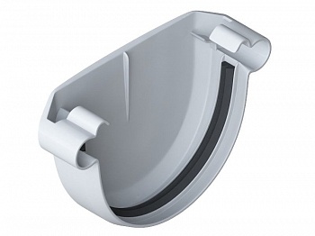 Картинка: заглушка желоба polivent пвх (белый) (170шт/кор)  в Минске