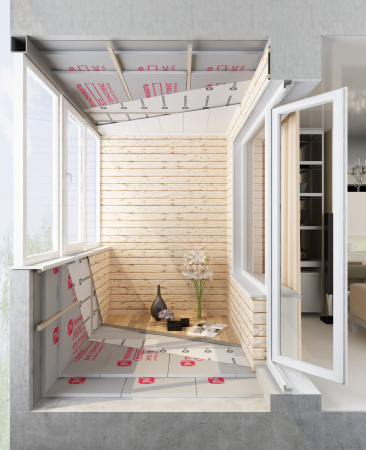 Изображение: экструзионный пенополистирол техноплекс 1180х580х100-l  в Минске