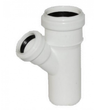 Изображение: тройник кан. пп 50х32х45 (белый) armakan в Минске